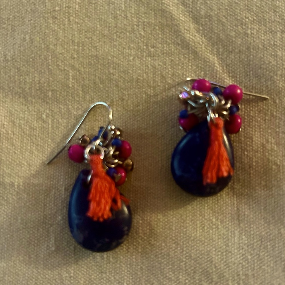 Handmade art earrings